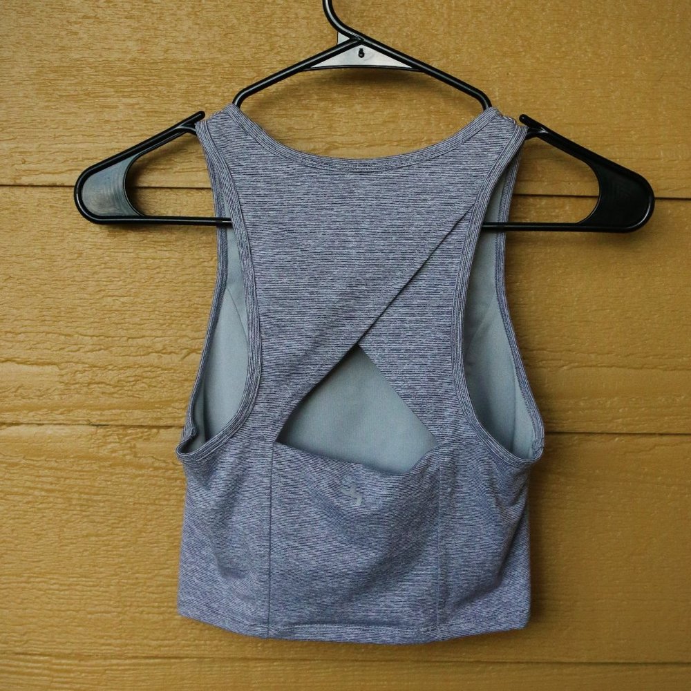 JoyLab stripy sports bra